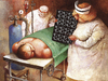 Cartoon: anesthesia (small) by Wiejacki tagged medicine,doctors,operation,surgery,nurse