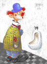 Cartoon: clown (small) by Wiejacki tagged clown,fun,wc,joke,surprise