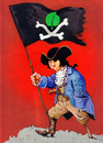 Cartoon: Pirate (small) by Wiejacki tagged ecology,pirate