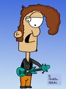 Cartoon: Guitar (small) by ibrahimkalkan tagged guitar