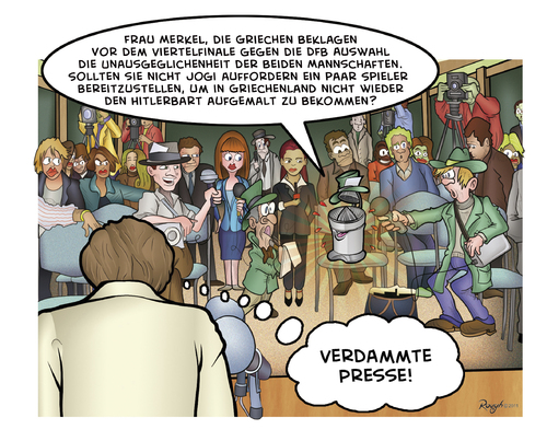 Cartoon: Die Presse 70 (medium) by Die Presse tagged pressekonferenz