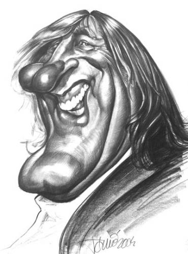 Cartoon: Gerard Depardieu (medium) by Tonio tagged caricature,portrait,francia,actor,french
