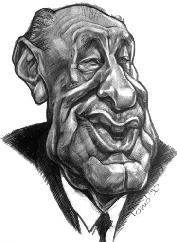 Cartoon: Janos Kadar comm.leader Hungary (medium) by Tonio tagged caricature,portrait,politician,hungary,communist