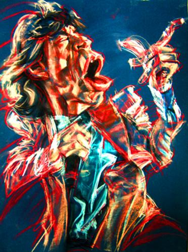 Cartoon: Mick Jagger 2. (medium) by Tonio tagged caricature,portrait,rolling,stones,singer,usa,mick,jagger