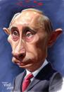 Cartoon: Vladimir Putin (small) by Tonio tagged vladimir,putin,putyin,russian,russisch,russia,kgb,russland,president,elnök,portrait,caricature,karikatur,gasprom,gas