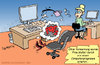 Cartoon: Eiskalt ersetzt (small) by svenner tagged technik,jobverlust,globalisierung,mobbing