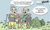 Cartoon: Facebook über 70 (small) by svenner tagged daily,internet,facebook,social,senioren,dating