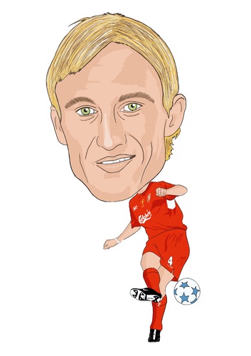 Cartoon: Hyypia Liverpool Legend (medium) by Vandersart tagged liverpool,cartoons,caricatures