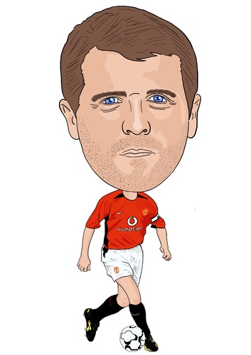 Cartoon: Roy Keane Legend Man Utd (medium) by Vandersart tagged manchester,united,cartoons,caricatures