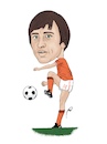Cartoon: Cruyff Cartoon (small) by Vandersart tagged cruyff,world,cup,holland