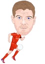 Cartoon: Gerrard Liverpool (small) by Vandersart tagged liverpool,cartoons,caricatures