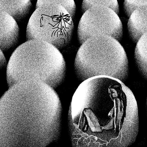 Cartoon: eggs (medium) by zu tagged egg,girl