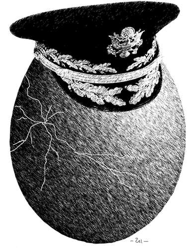 Cartoon: eggeneral (medium) by zu tagged egg,general
