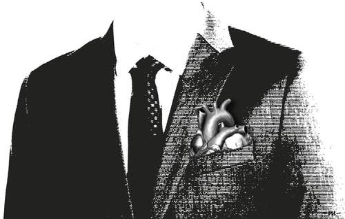 Cartoon: jacket (medium) by zu tagged jacket,heart