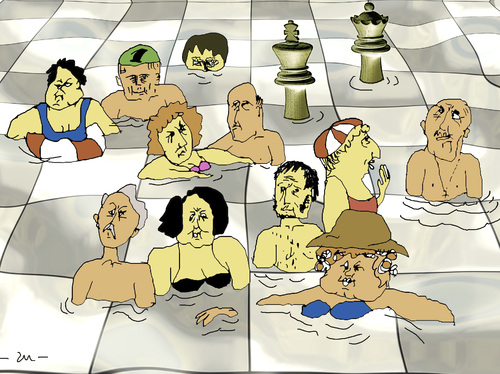 Cartoon: Thermal (medium) by zu tagged bad,thermal,chess