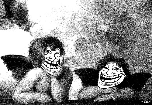 Cartoon: Trollputti (medium) by zu tagged troll,putto