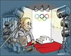 Cartoon: Cleaning up (small) by jeander tagged olympic winter games putin russia president sochi sotij