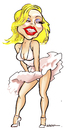 Cartoon: Marylin Monroe (small) by jeander tagged marilyn monroe artist singer actress filmstar