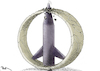 Cartoon: Peace at stake (small) by Popa tagged peace,war,conflicts,weapons,world