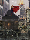 Cartoon: MADRID.  2030 (small) by GOYET tagged funnie,photomanipulation,madrid,caos,superman,digital