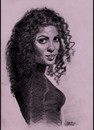 Cartoon: MARROKAN WOMED SOWH BEAUTY (small) by GOYET tagged portrait,womed,arabic,beauty