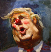 Cartoon: 365 Days with This Clown (small) by ylli haruni tagged donald,trump,president,usa,clown