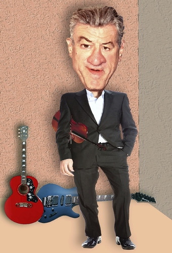 Cartoon: Robert De Niro (medium) by hakanipek tagged famous,film,portrait,actor,cinema