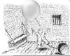 Cartoon: baloon (small) by hakanipek tagged liberty,imagination,slavery