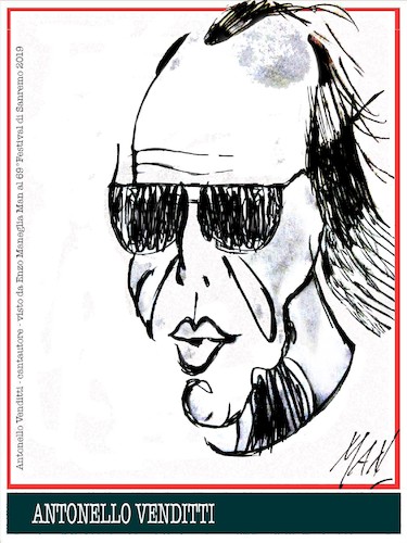 Cartoon: Antonello Venditti cantautore (medium) by Enzo Maneglia Man tagged festival,sanremo,personaggi,caricature,venditti,antonello,cantautore,italiano