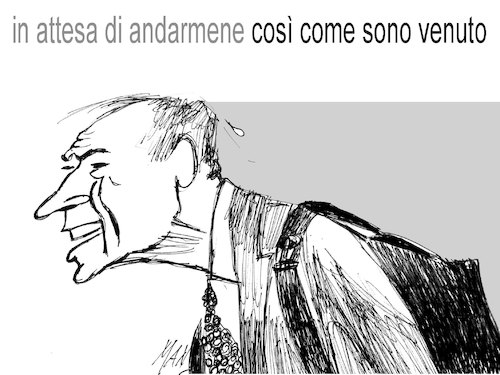 Cartoon: Cottarelli in stand by (medium) by Enzo Maneglia Man tagged umorismo,satira,caricature,personaggi,politici,crisi,di,governo,cottarelli