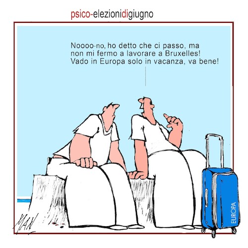 Cartoon: elezioni europee (medium) by Enzo Maneglia Man tagged vignette,umorismo,grafico,elezioni,europee,illustrazioni,fighillearte,piccolomuseo,di,fighille,ita