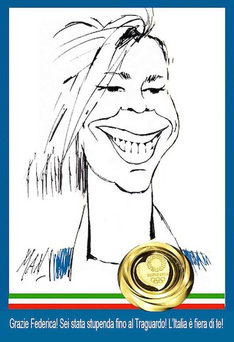 Cartoon: Federica Pellegrini Tokyo2020 (medium) by Enzo Maneglia Man tagged federica,pellegrini,nuotatrice,tokyo2020,immagini,ritratti,di,maneglia,fighillearte,piccolomuseo