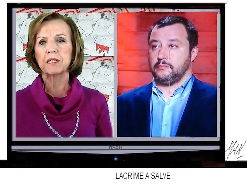 Cartoon: Fornero e Salvini (medium) by Enzo Maneglia Man tagged foto,fotografia,espressionista,surrealista,man,fighillearte,maneglia