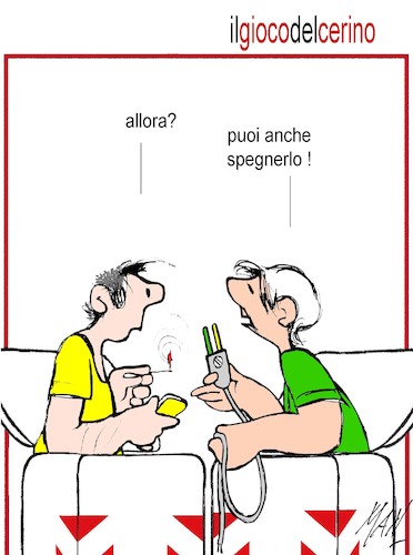 Cartoon: il gioco del cerino (medium) by Enzo Maneglia Man tagged vignette,umorismo,grafico,satira,man,maneglia,fighillearte,piccolomuseo,di,fighille