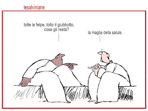 Cartoon: le salviniane (medium) by Enzo Maneglia Man tagged vignetta,umorismo,grafico