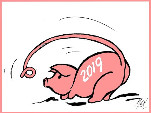 Cartoon: Maneglia in Argentina (medium) by Enzo Maneglia Man tagged mostre,esposizioni,internazionali,umorismo,grafico,maneglia,man,fighillearte,anno,cinese,del,maiale