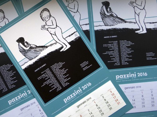 Cartoon: Pazzini editore calendario 2016 (medium) by Enzo Maneglia Man tagged calendario,illustrazione,di,enzo,maneglia,man