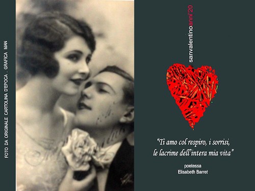 Cartoon: San Valentino (medium) by Enzo Maneglia Man tagged cartoline,di,epoca,san,valentino,grafica,man