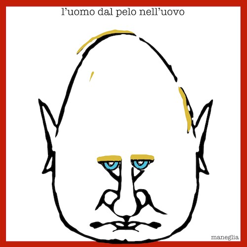 Cartoon: Putin visto da Maneglia (medium) by Enzo Maneglia Man tagged putin,caricature,personaggi,guerre,conflitti