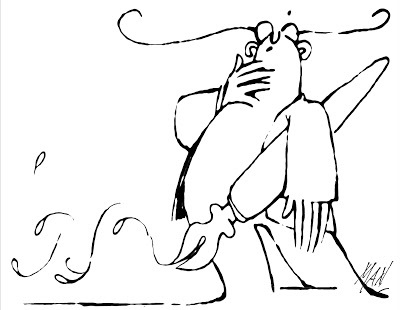 Cartoon: Dormivegliando di Ruinetti (medium) by Enzo Maneglia Man tagged storie,racconti,diario,pensieri,in,libera,uscita,di,franco,ruinetti,critico,arte,fighillearte,maneglia