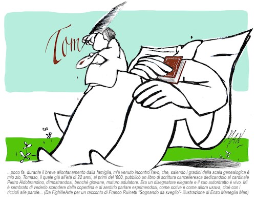 Cartoon: la mia solitudine (medium) by Enzo Maneglia Man tagged racconti,storie,diari,pensieri,by,franco,ruinetti,fighillearte,piccolomuseo,fighille,illustrazioni,maneglia