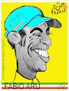 Cartoon: Fabio Aru in giallo (small) by Enzo Maneglia Man tagged ciclismo,giro,di,francia,fabio,aru,maglia,gialla,13,luglio,maneglia,fighillearte