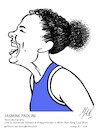 Cartoon: Jasmine Paolini (small) by Enzo Maneglia Man tagged caricature,personaggi,tennis,sport,internazionale