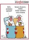 Cartoon: larghe intese (small) by Enzo Maneglia Man tagged cassonettari,maneglia