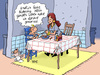Cartoon: Endlich feste Nahrung (small) by rene tagged kind,kinder,erziehung,ernährung,essen,babynahrung,baby,mutter,hunger,nahrung