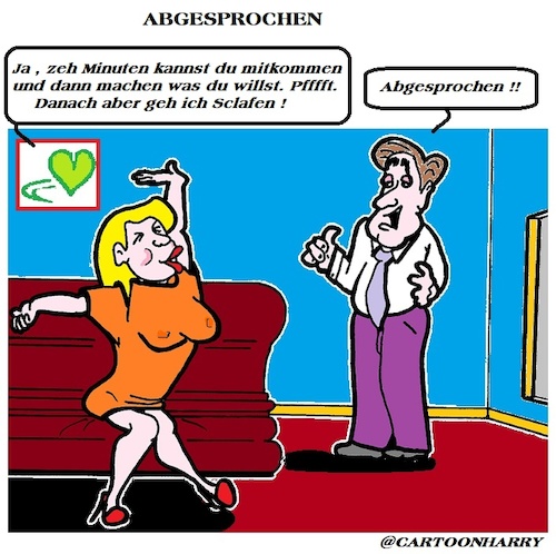 Cartoon: Abgemacht (medium) by cartoonharry tagged cartoonharry