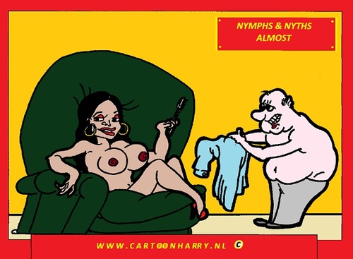 Cartoon: Almost (medium) by cartoonharry tagged nymph,nyth,girl,sexy,erotic,cartoonharry,toonpool