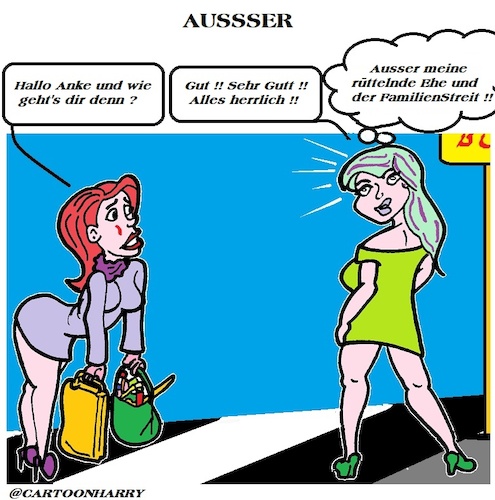 Cartoon: Ausser (medium) by cartoonharry tagged ausser,cartoonharry