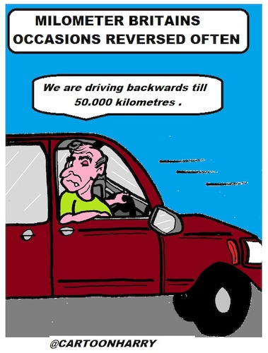 Cartoon: Backwards (medium) by cartoonharry tagged cartoonharry