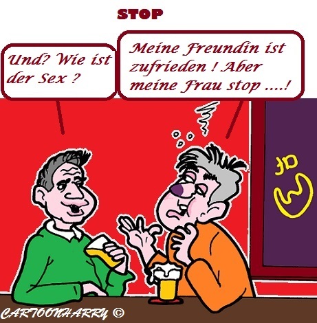 Cartoon: Bar Besuch (medium) by cartoonharry tagged bar,besoffen,frau,freundin,gespraech